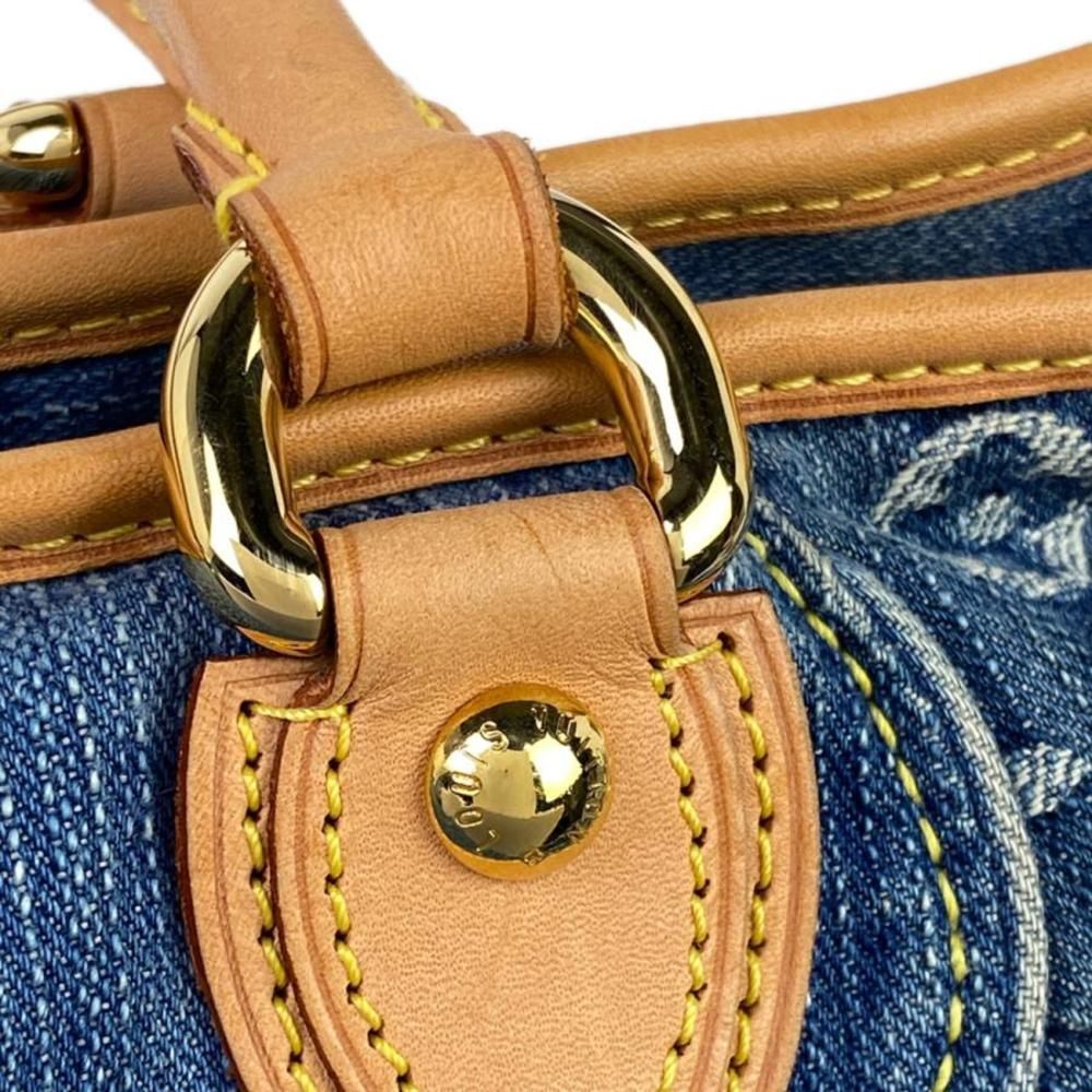 Neocavy MM Shoulder Indigo 2 Way Monogram Denim Blue - Picture 7 of 12